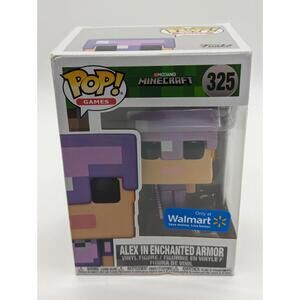 Funko Pop! Mojang Minecraft - Alex (w/ Enchanted Armor) #425 - Walmart Exclusive